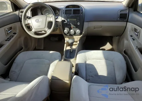 2007 Kia Spectra Ex from USA, damaged, VIN KNAFE122075378023